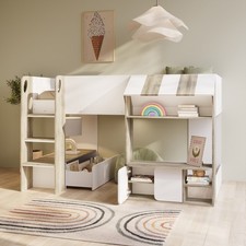 White and Oak Mid Sleeper