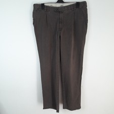 Meyer Mens Chinos 38x33 Brown Chino Trousers Classic Fit Straight Leg W38 L33