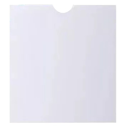 Plain white wallet with - plain, cd