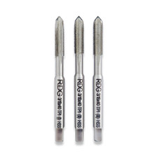 3/16" x 40 tpi threading taps HSS set of three first second plug tap rdgtools
