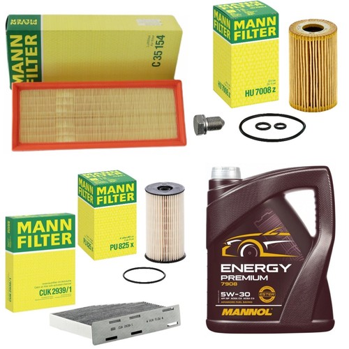 5w30 oil mann filters - 5l,