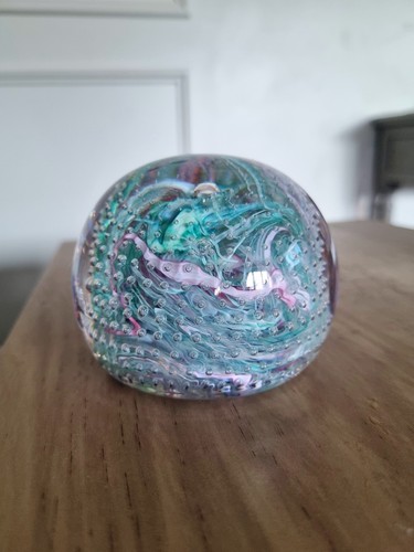 Whitefriars glass paperweight - whitefriars,