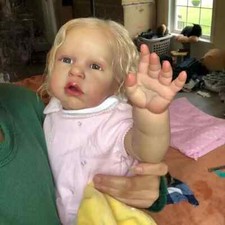28" Painted Reborn Bab Toddler