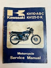 Genuine Kawasaki KH110 A-B-C KH125 D-K 1980-1982 Service Manual 99924-1025-03