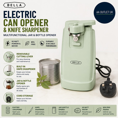Bella electric can opener - bella,