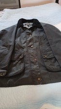 Navy Blue Barbour wax jacket