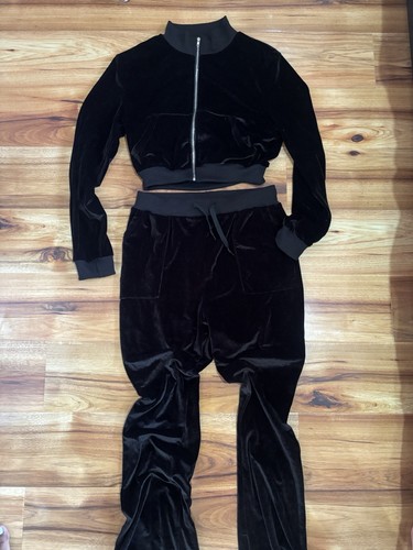 Women black velour - women’s,
