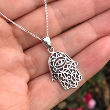 925 Sterling Silver Hamsa Hand