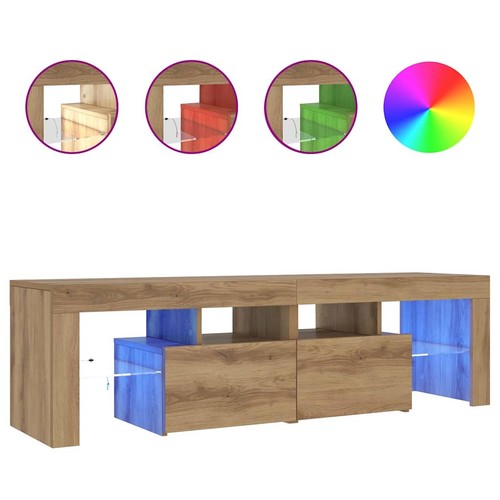 Cabinet with led lights - tv,