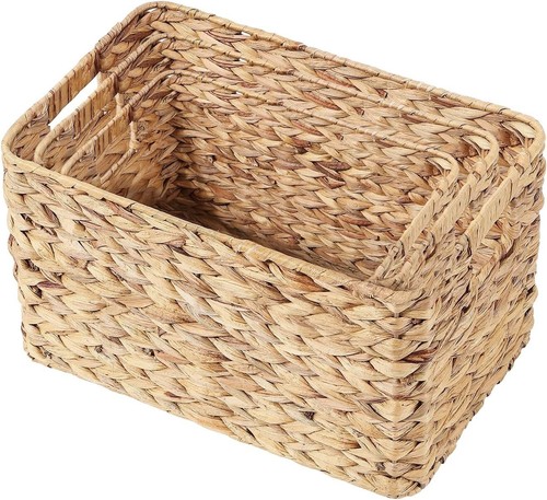 Water hyacinth basket - water, with
