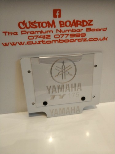 Trials front number board - trials,