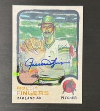 2025 Topps Shoebox Treasures x Andy Friedman Rollie Fingers Auto #d /35 Oakland