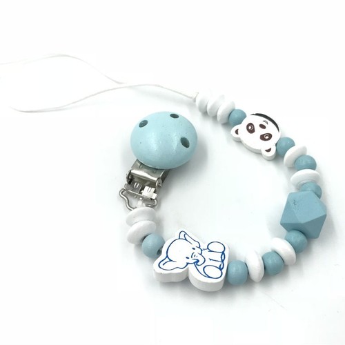 Blue pacifier clip cases - pacifier,