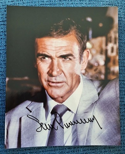 Sean connery signed color - sean,