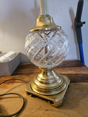 Waterford crystal table lamp - table,