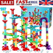 197Pcs Marble Run Set Maze