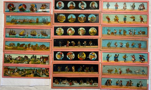 Antique glass magic - glass, lantern