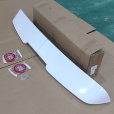 FOR VW TRANSPORTER T5/T5.1/T6 PAINTED REAR TWIN BARN DOOR ROOF SPOILER LIP WHITE