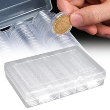 100PCS Coin Cases Capsules