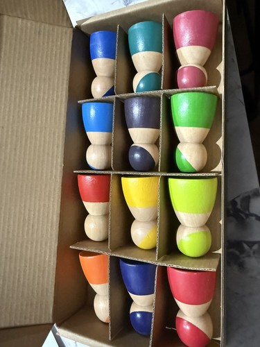 Pieces rainbow wooden peg - pieces,