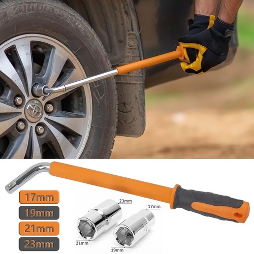 Extendable wheel brace wrench - extendable,