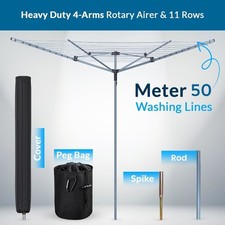 50M Rotary Airer Heavy Duty