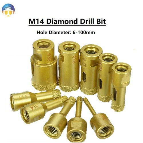 M14 diamond hole saw - hole,