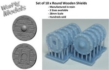 Shields x10 Wooden Round 28mm