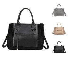 Women's bag in bag handbag Faux Leather Crossbody Top Handel Ladies Shouder Bag