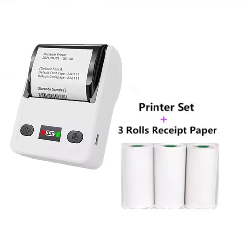 Mini portable thermal - mini, printer