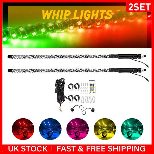 4pc 3ft rgb - led, whip