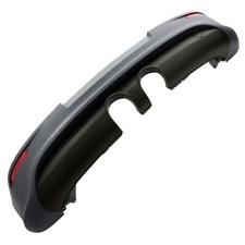 Rear Bumper R32 Look Duplex Outlet in the Middle for VW Golf 5