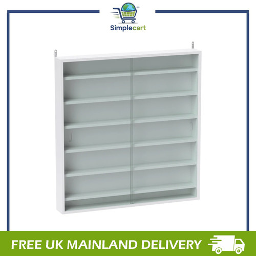 Tier wall display cabinet - 7-tier, w/