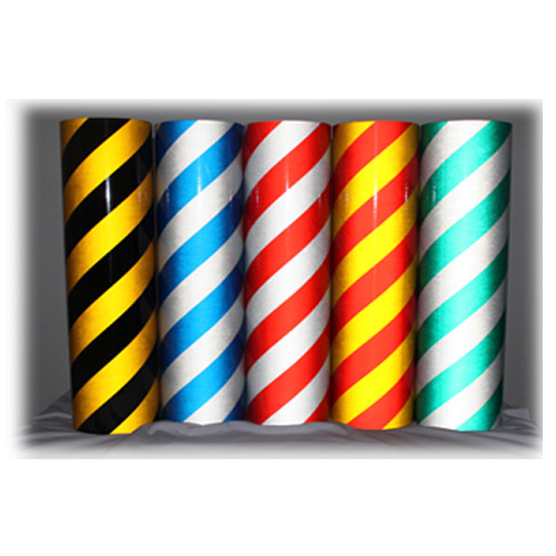 Striped reflective vinyl - striped,