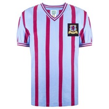 Aston Villa 1957 FA Cup Final Retro Football Shirt 100% COTTON Men's