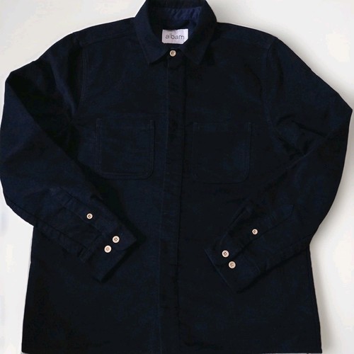 Albam men navy overshirt - navy,