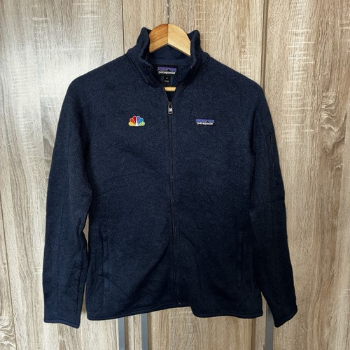 Patagonia full zip navy fleece - full,
