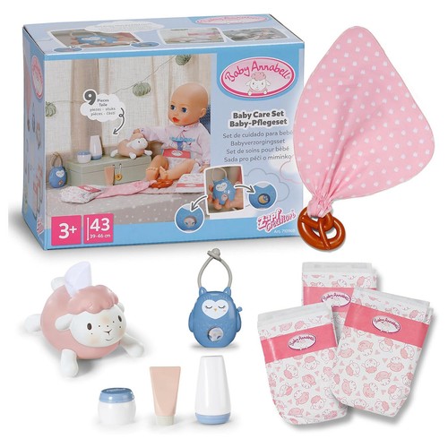 Baby annabell care set - care,