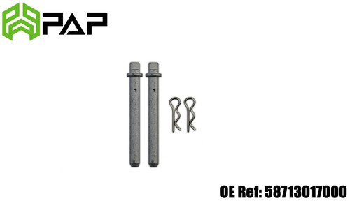 Front brake caliper pad pin - pad,