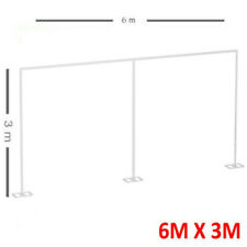 6Mx3M Heavy-duty Adjustable Wedding Backdrop Stand, Pipe and Drape System
