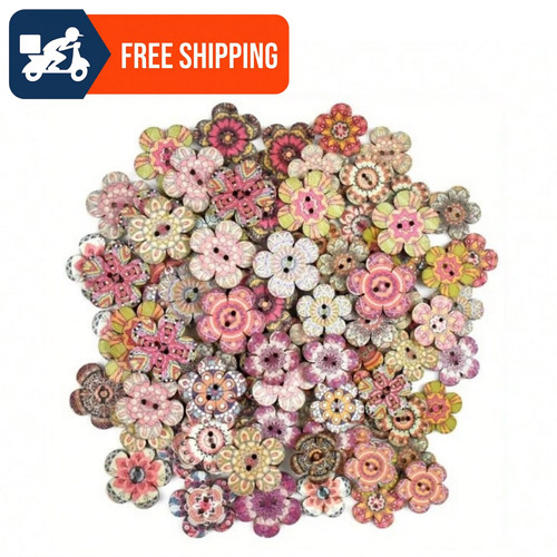 100pcs vintage wooden - 100pcs,