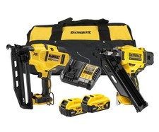 Dewalt DCK246P2 18V XR Framing Finishing Nailer Twin Pack 2 x 5.0Ah Batteries