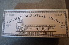 Langley Miniature Models G87 Scammell R8 Eight Wheeler Unopened Metal Kit