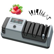 5 in 1 Electric Knife Sharpener-3 Rotational Speed Adjustable Knife Sharpener /