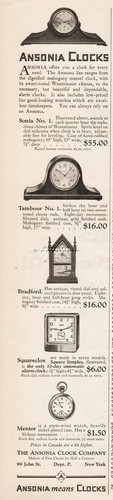 1925 ansonia clock - ansonia, new