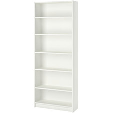 IKEA BILLY Bookcase White 80x28x202cm Adjustable Shelves Living Room Storage