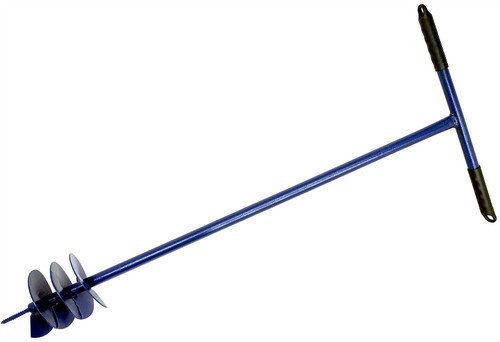 Auger fence post hole digger - post,