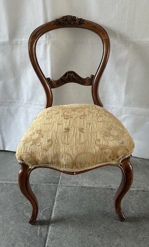 Victorian carved balloon - victorian, back