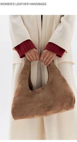 Medium suede tan massimo dutti - medium,