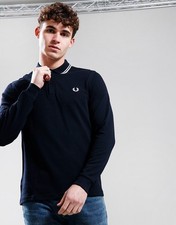 Fred Perry Mens Navy Blue Twin